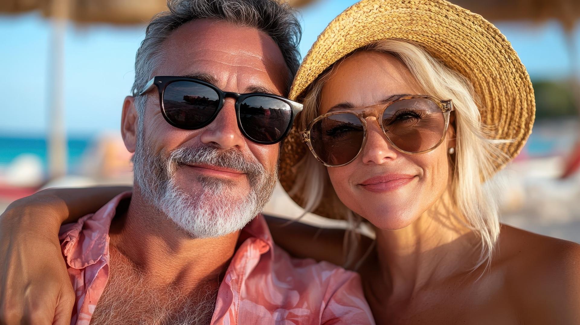 Eheringe für Männer - Paar im Sommerurlaub