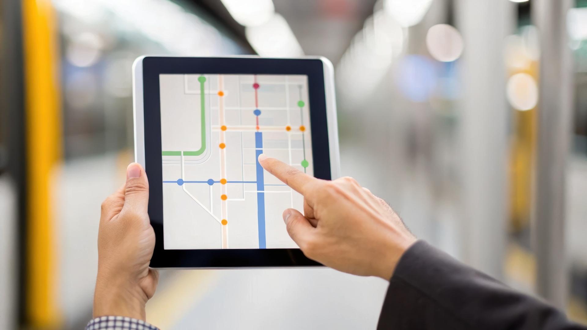 Digitale Wegeführung per Tablet | Personenleitsystem

